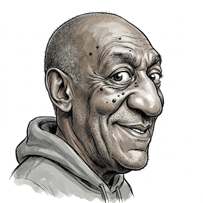 Caricature of Bill Cosby